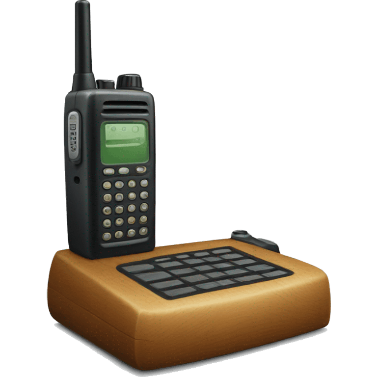 old school walkie talkie emoji