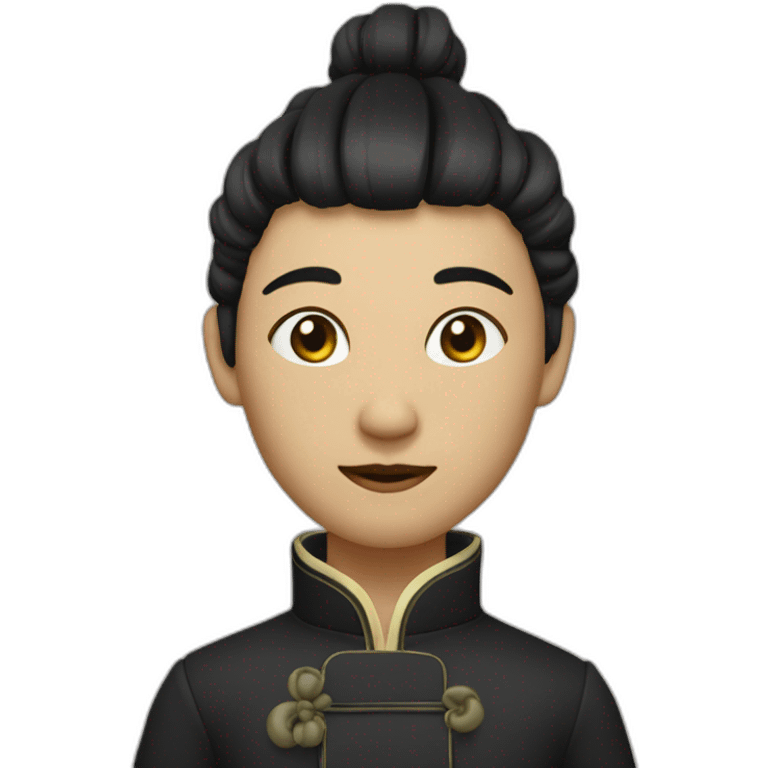 chinois noir emoji