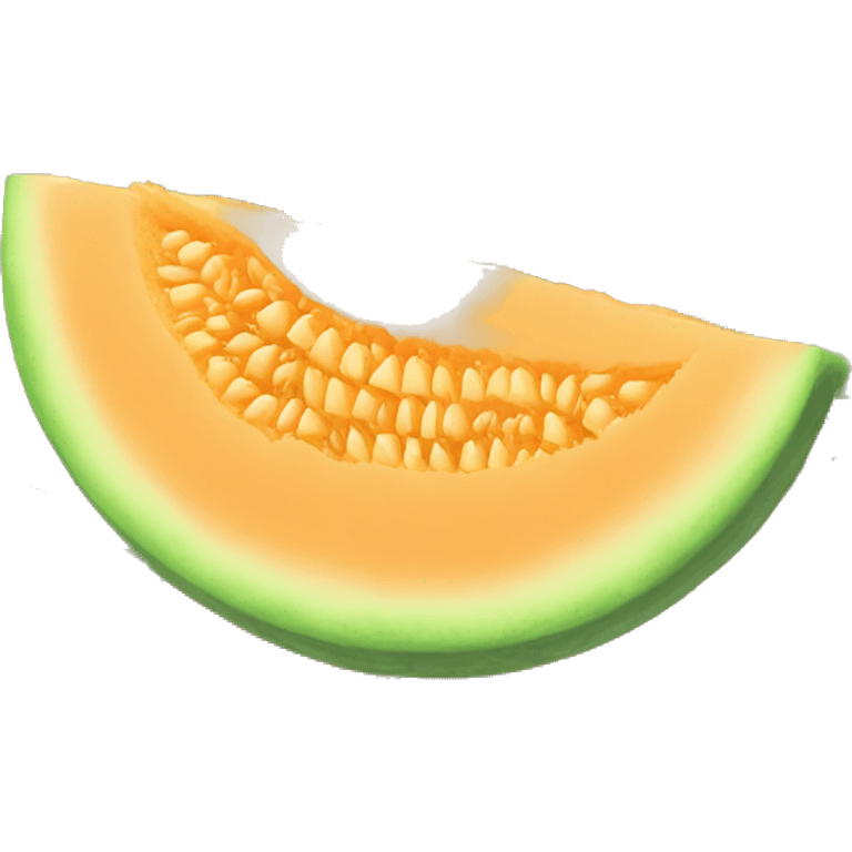 3D muskmelon  emoji