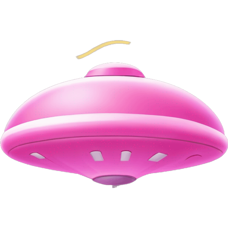 Pink UFO with "Mawari" written on it
 Flying at great speed Mawariと書かれている emoji