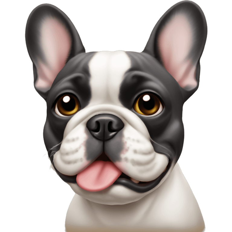 french bulldog with joint in mouth emoji