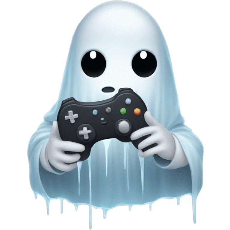 gamer ghost crying emoji