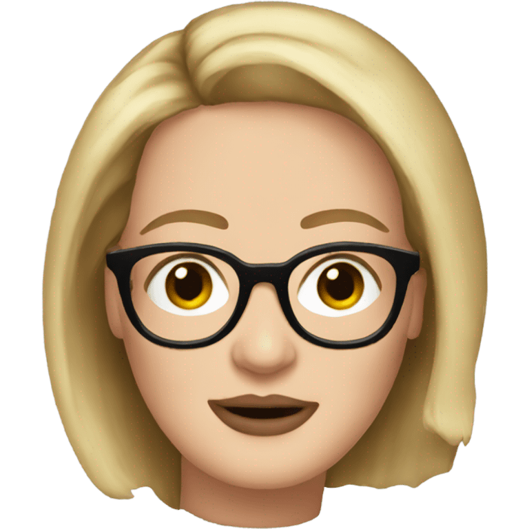 Adele wearing glasses  emoji