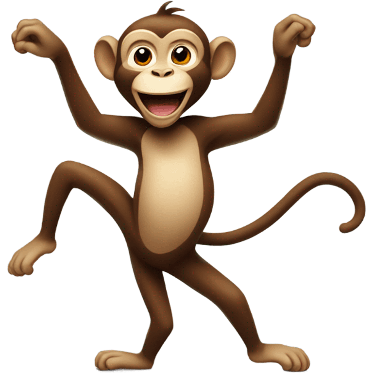 Monkey dancing emoji