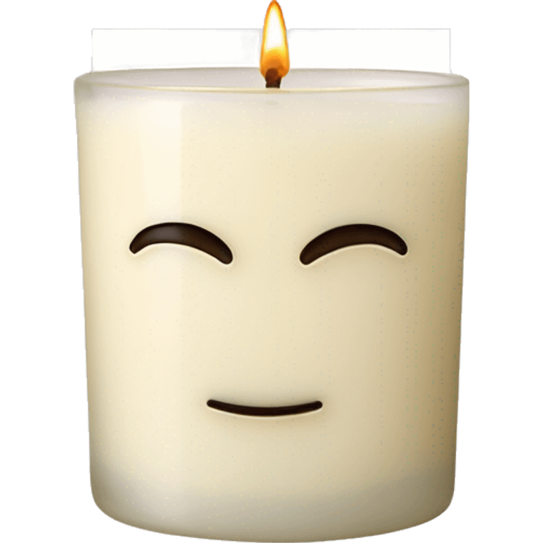 Bath and body works vanilla candle emoji