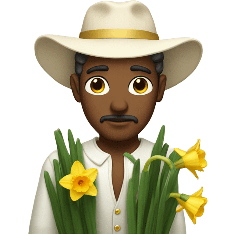 narcissus man emoji