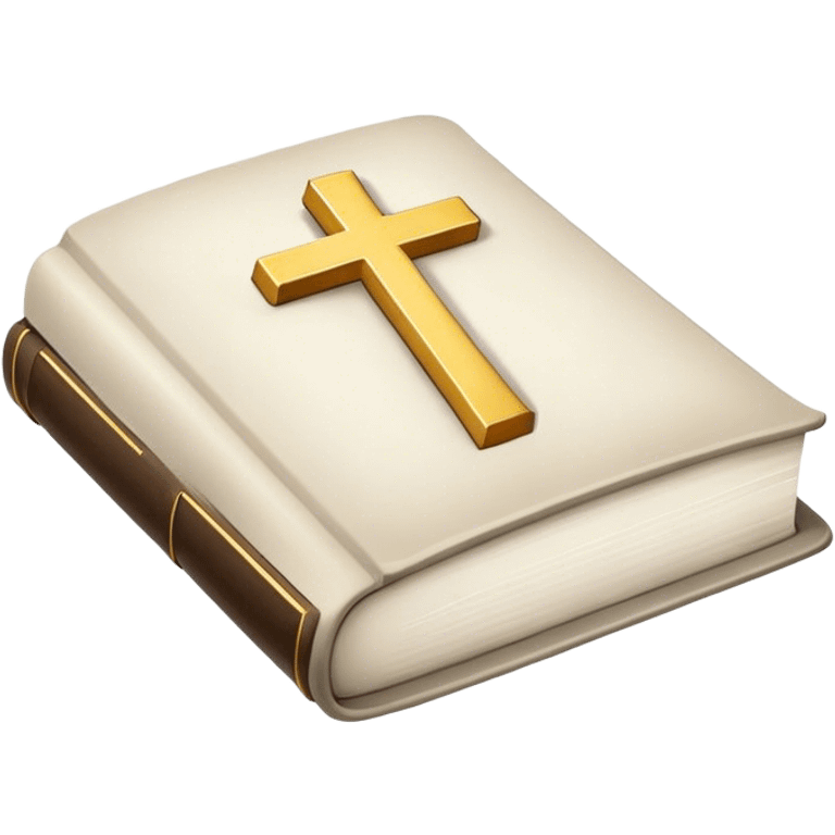 White bible emoji