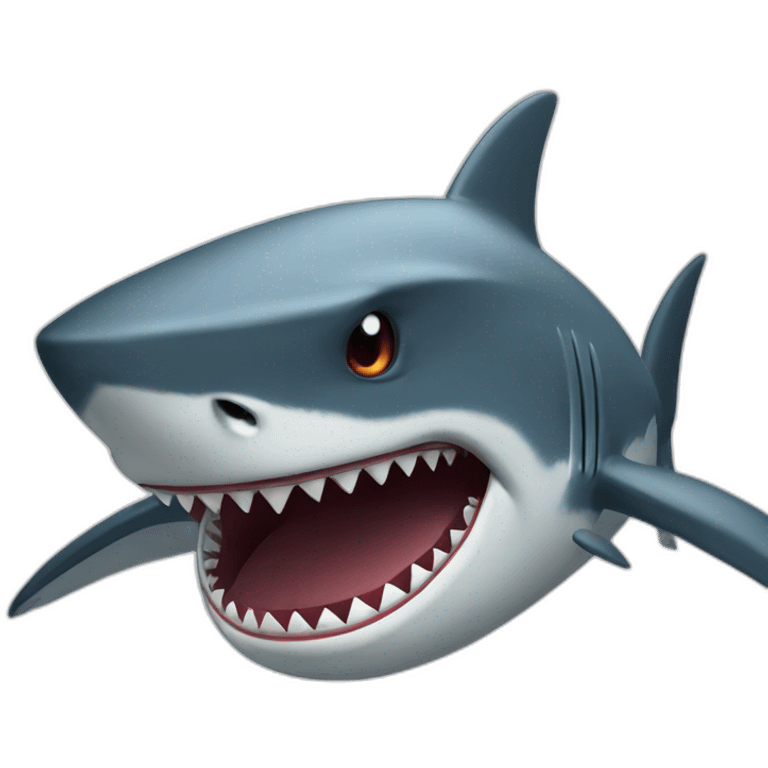 Shark angry emoji