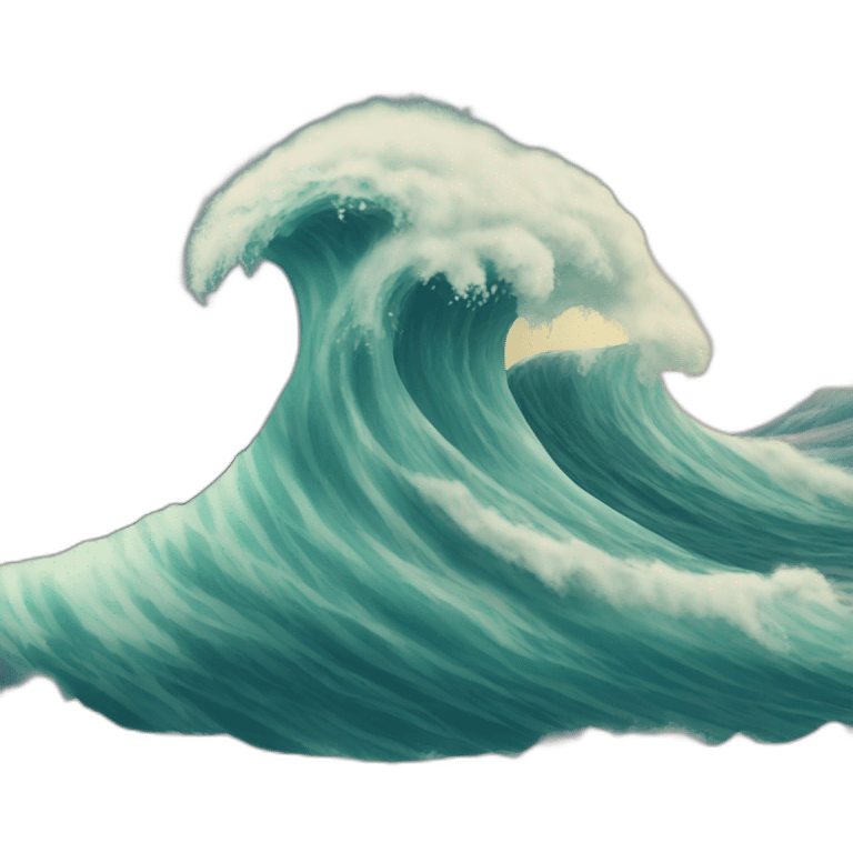 tsunami emoji