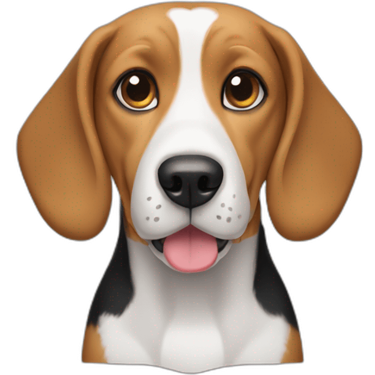 A beagle dog  emoji