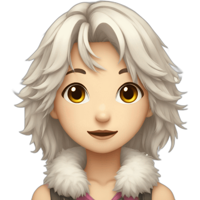 cute furry anime girl emoji