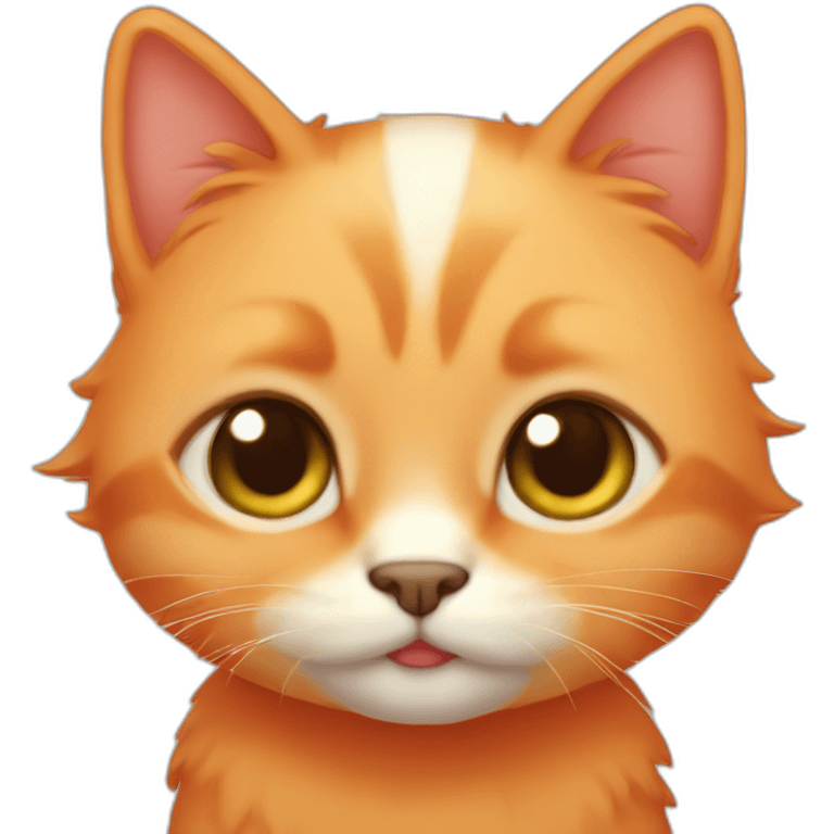 cute orangecat emoji