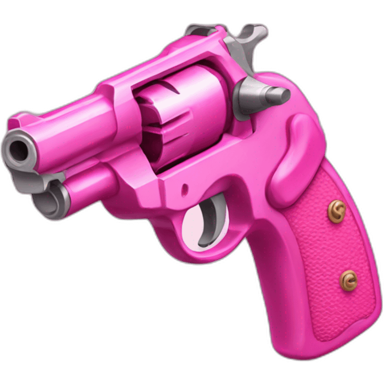 Pink pistol emoji