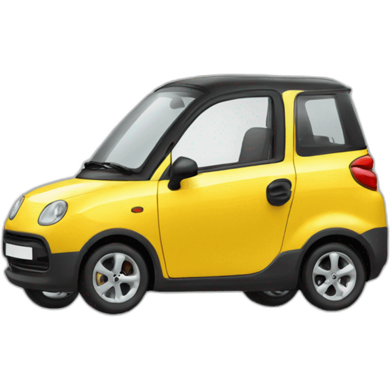 voiture sans permis microcar emoji