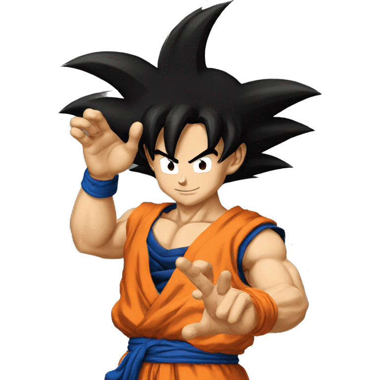 goku salute emoji