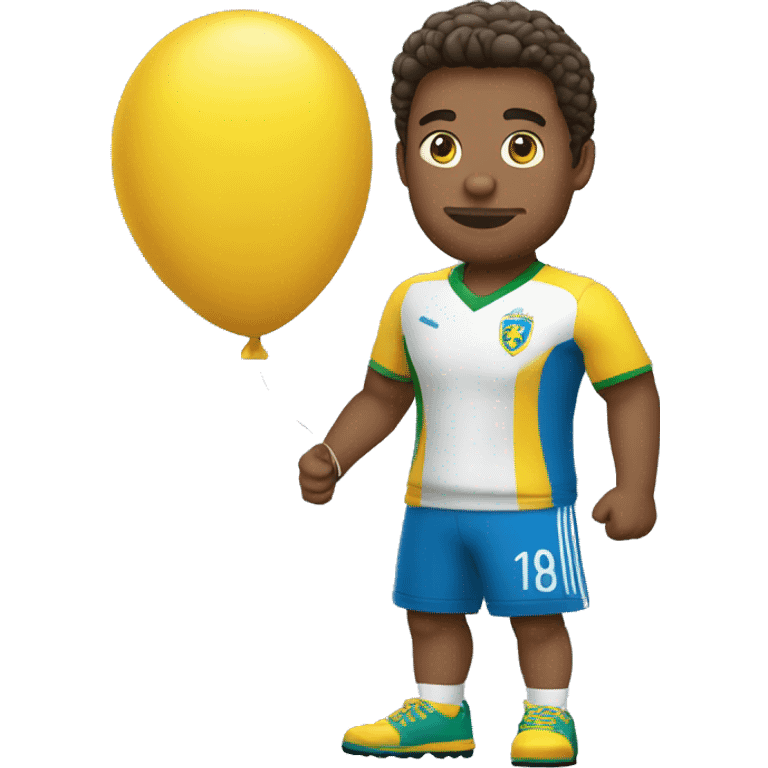 Un brésilien qui joue au ballon  emoji