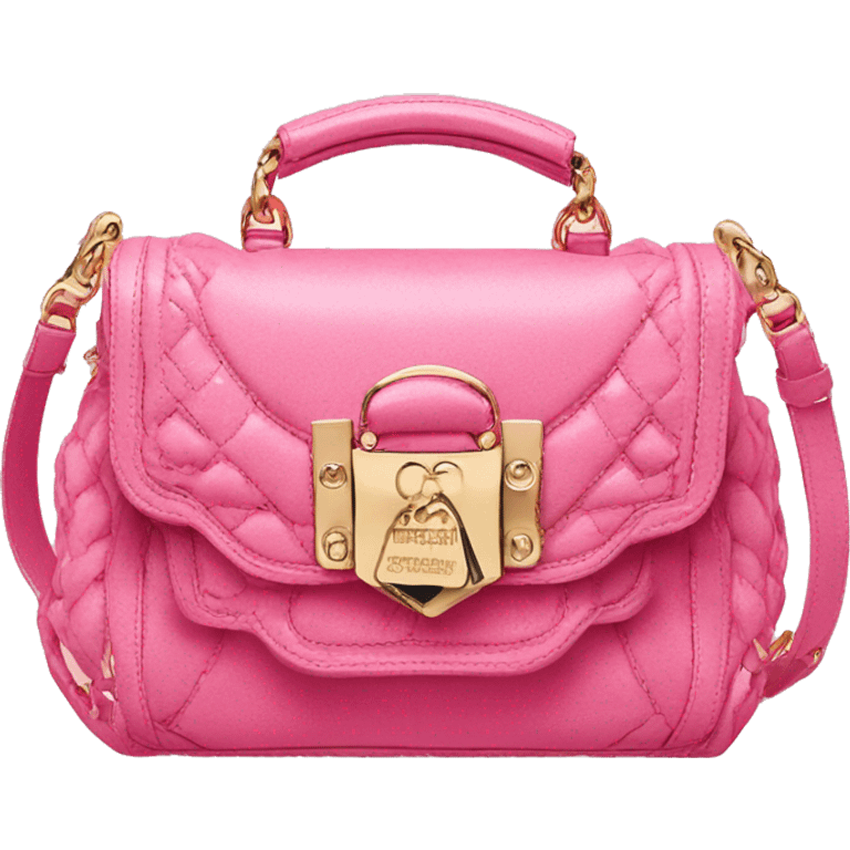 pink juicy couture hand bag emoji