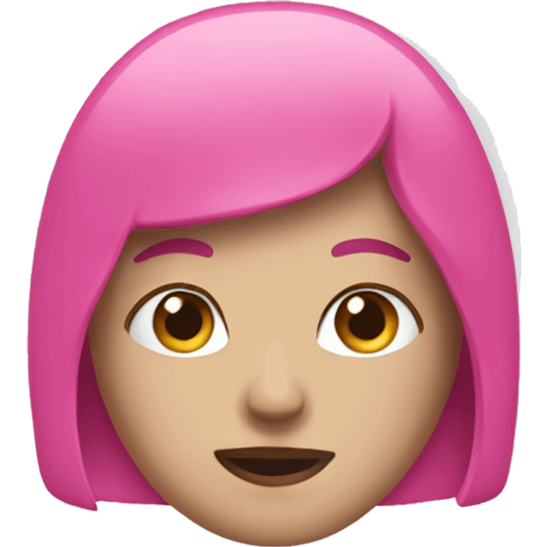 Pink emoji