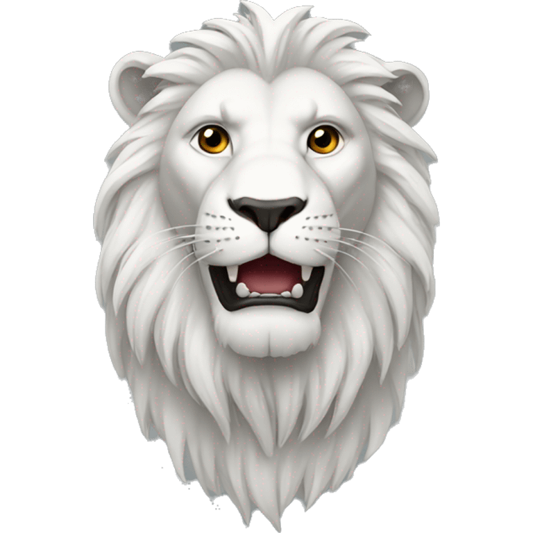 Lion white emoji