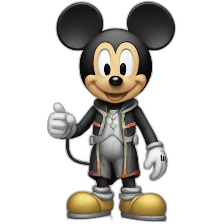 Futurist Mickey Mouse emoji