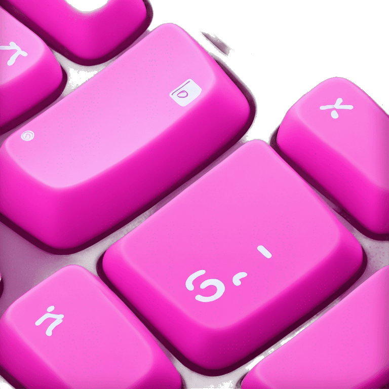 Logitech K350 pink keyboard  emoji