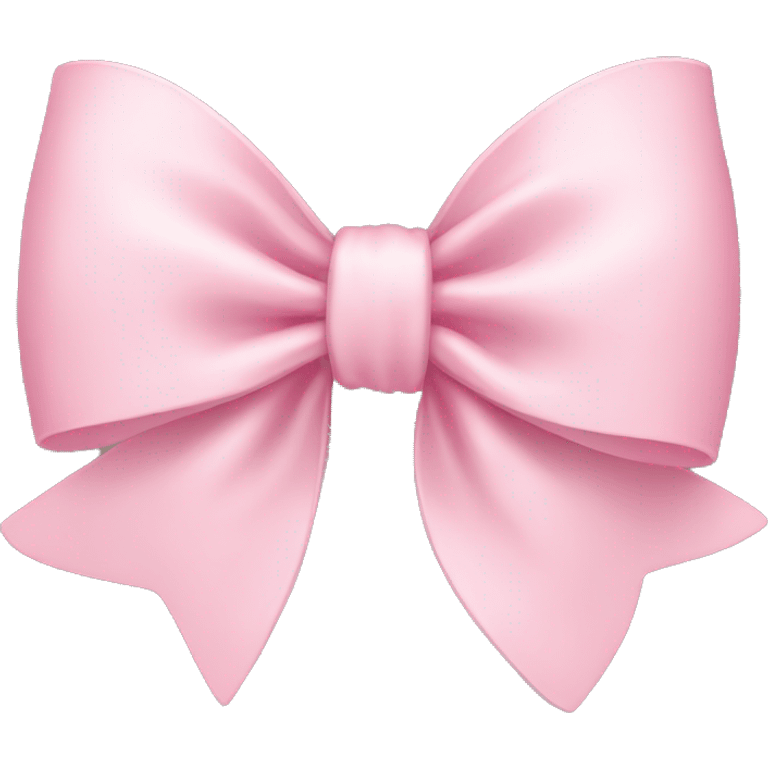 light pink bow emoji