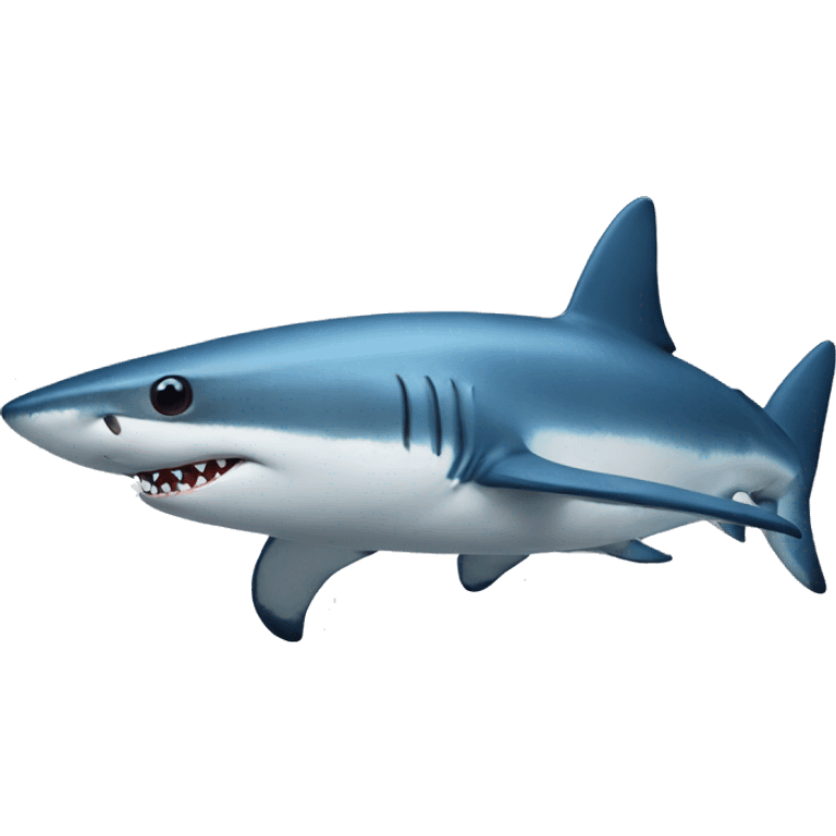 Blue shark emoji