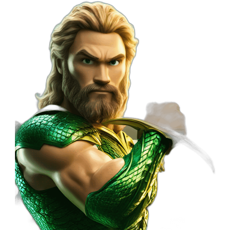 aquaman with trident emoji