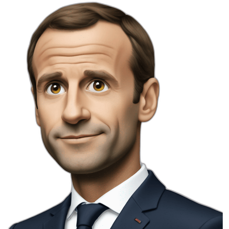 Macron qui boit de la vodka emoji