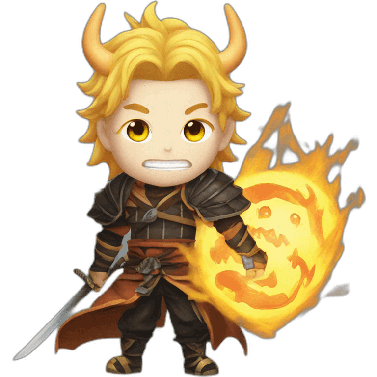 Zenitsu demon slayer emoji