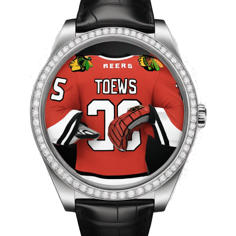 Jonathan Toews as a Rolex watch emoji