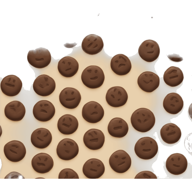 Biscuit of chocolate  emoji