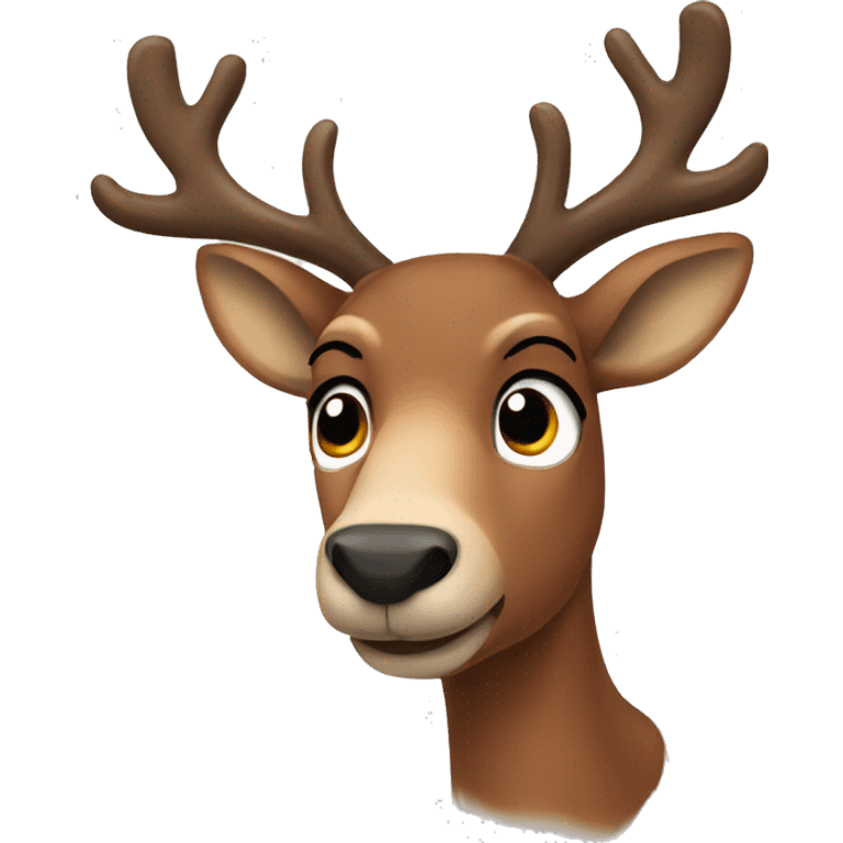 reindeer emoji