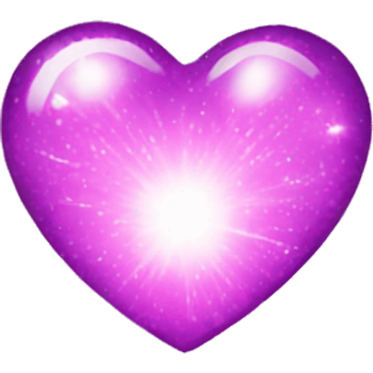 Heart with shine  emoji