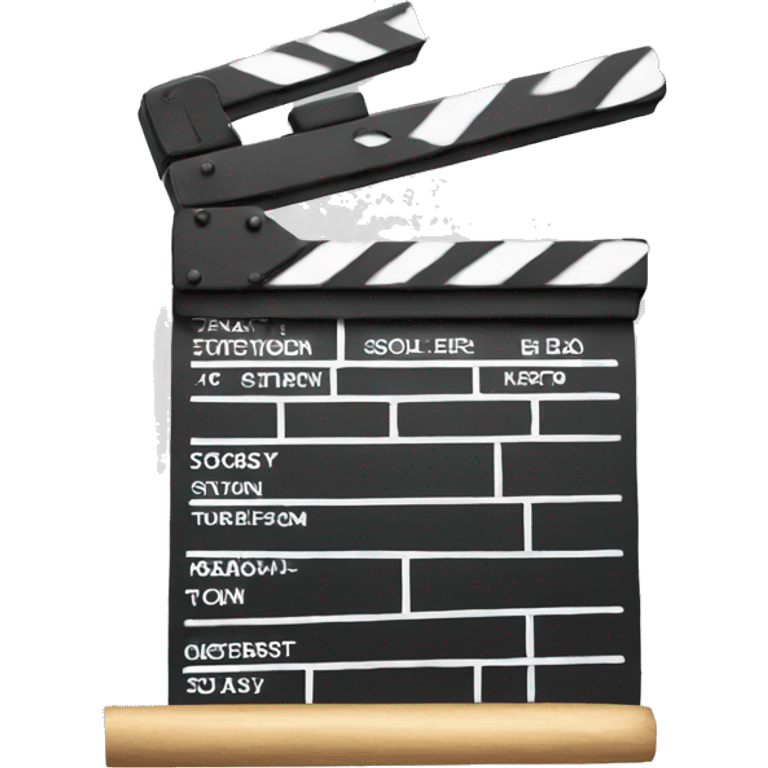 clapperboard emoji