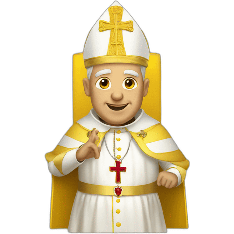 yellow pope emoji