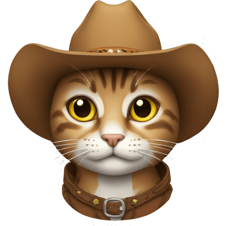 Cat cowboy emoji