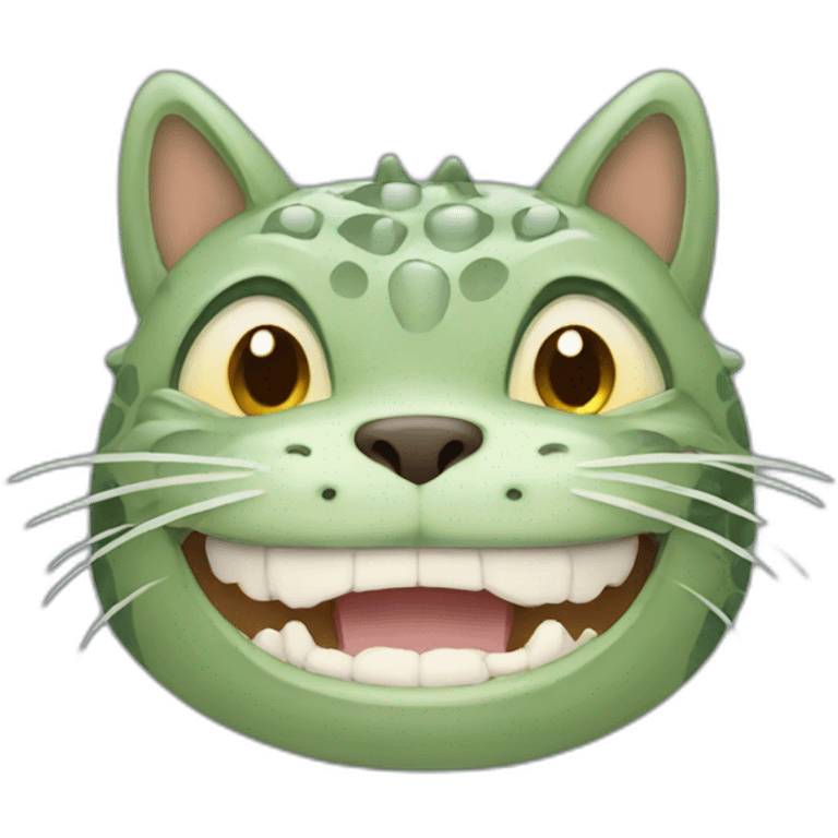 Cat crocodile crying emoji