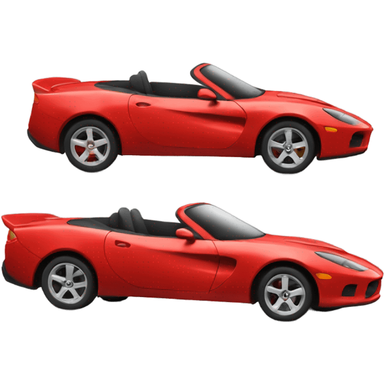 red sports car emoji