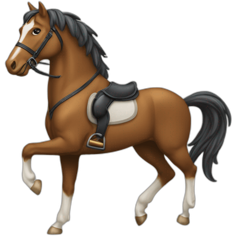 Cheval qui saute emoji