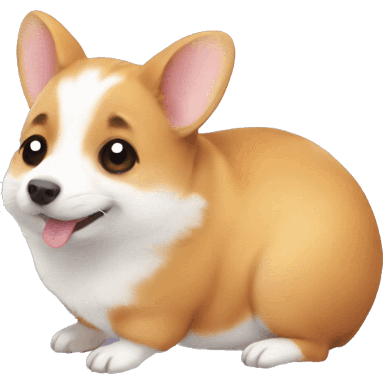 Hamster corgi emoji