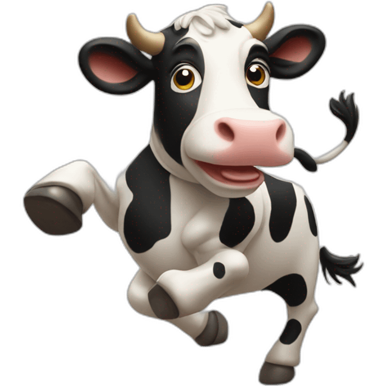 dancing cow emoji