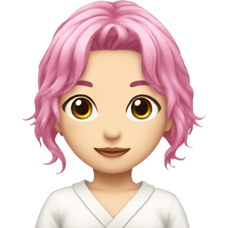 sukuna jujutsi kaisen pink hair emoji