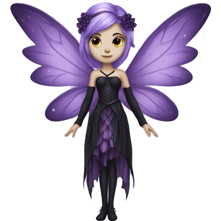 gothic lilac fairy  emoji