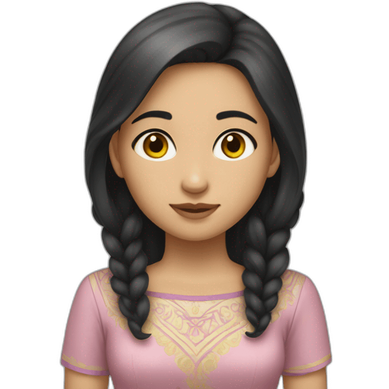 how looks uzbek girl named Sevinch emoji