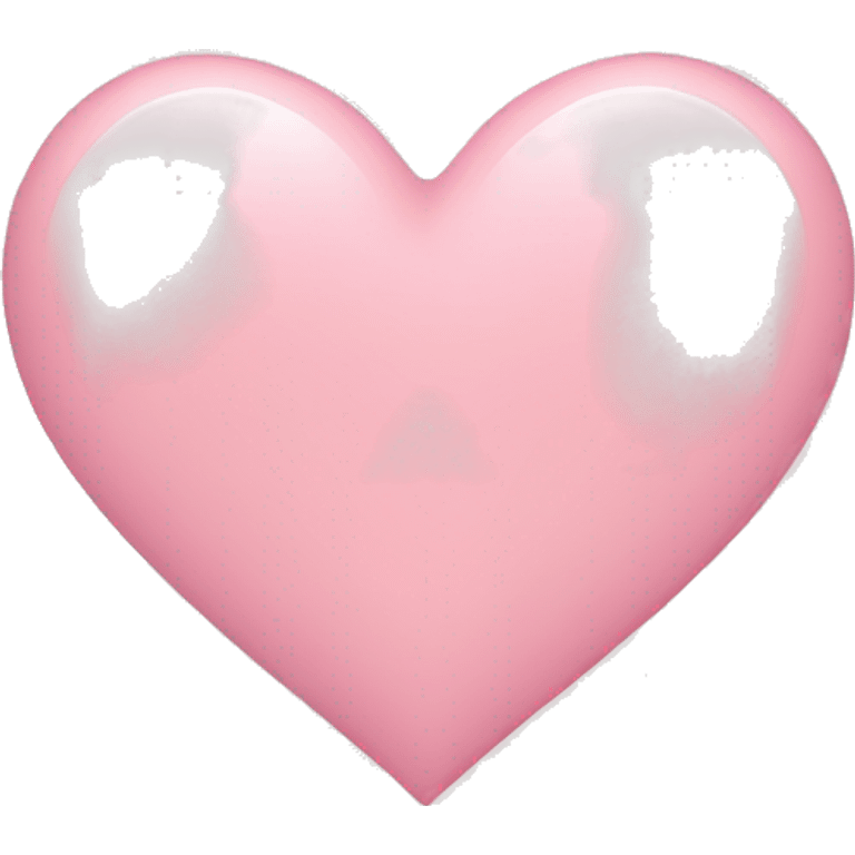 Light pink heart emoji