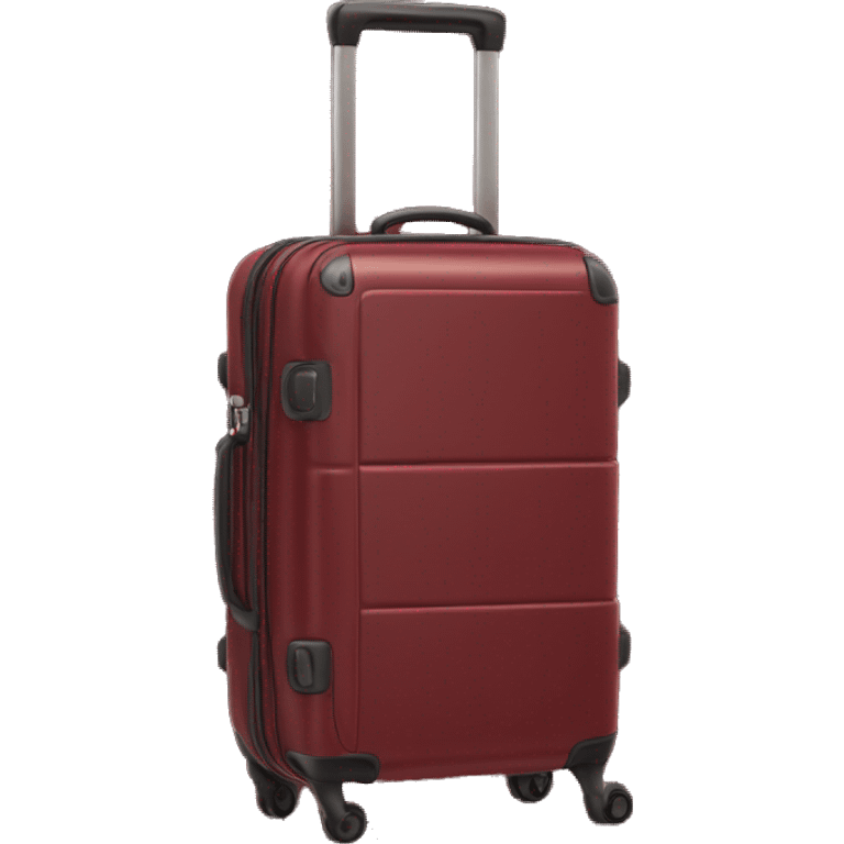 priority luggage in dark red emoji