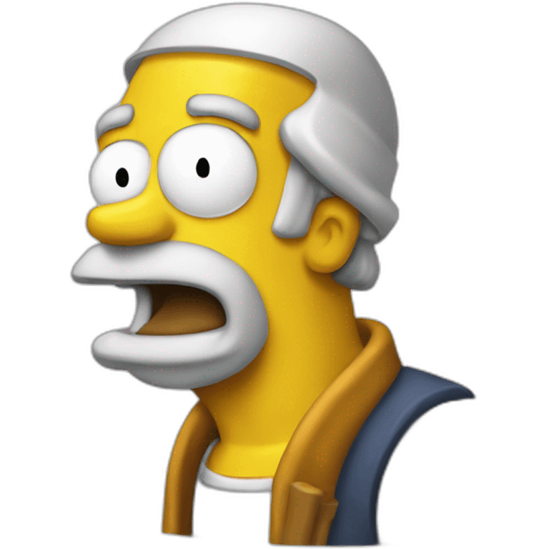 Homer qui rote emoji