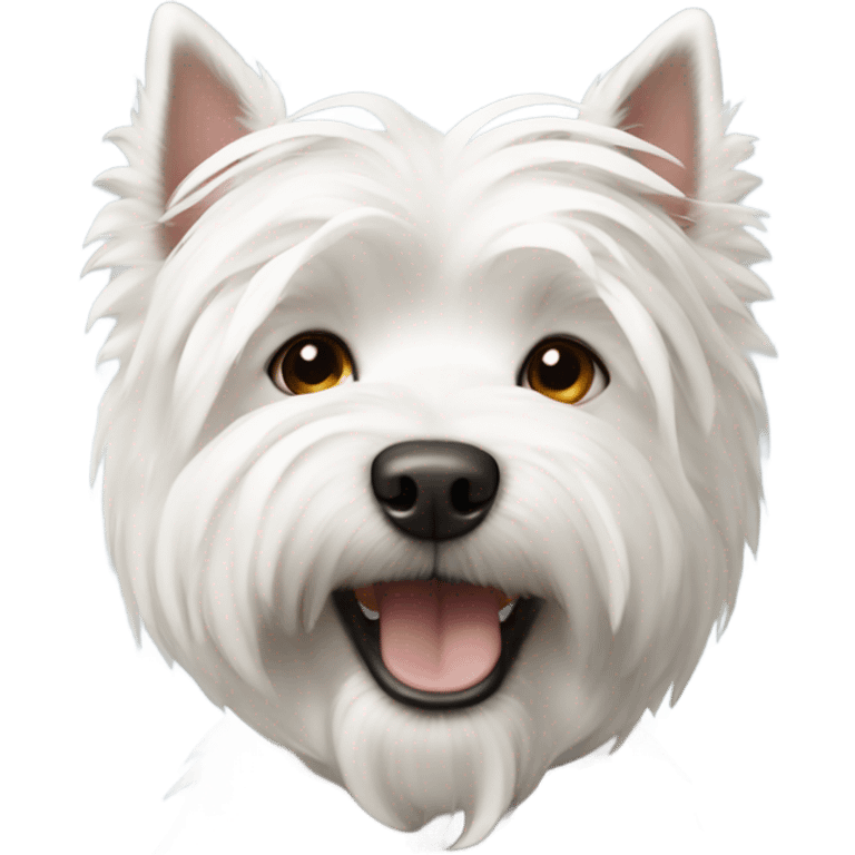 One White westies  emoji