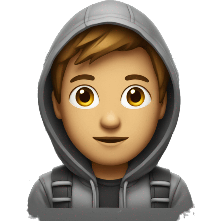 software developer in hoodie emoji